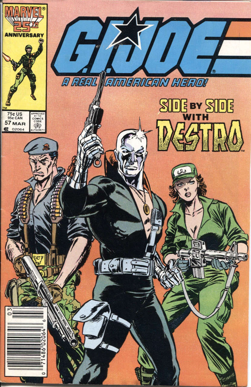 GI Joe ARAH (1982 Series) #57 Newsstand FN/VF 7.0