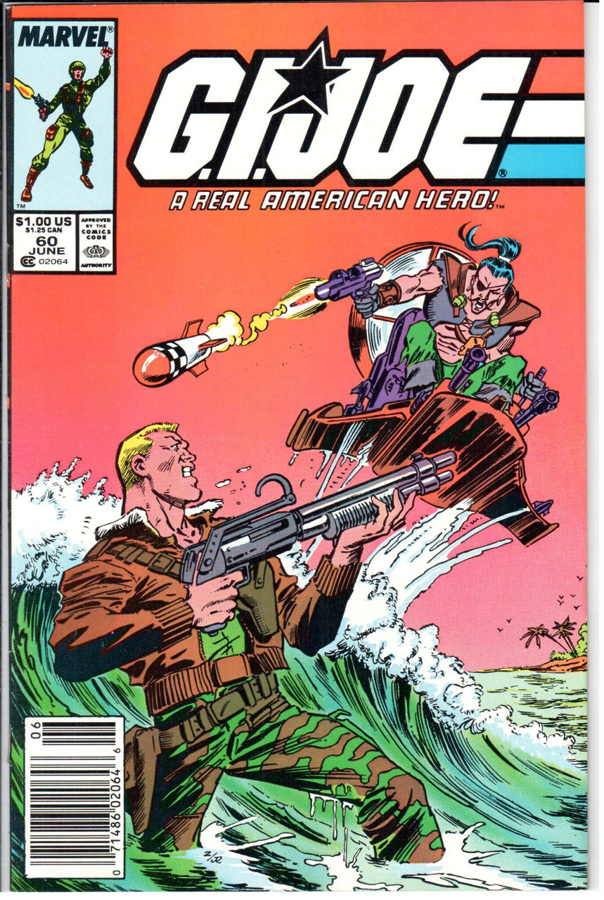 GI Joe ARAH (1982 Series) #60 Newsstand NM- 9.2