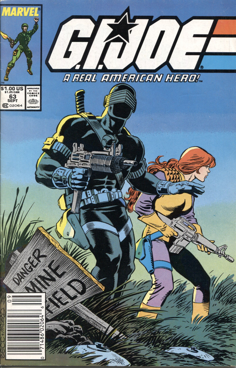 GI Joe ARAH (1982 Series) #63 Newsstand VF 8.0