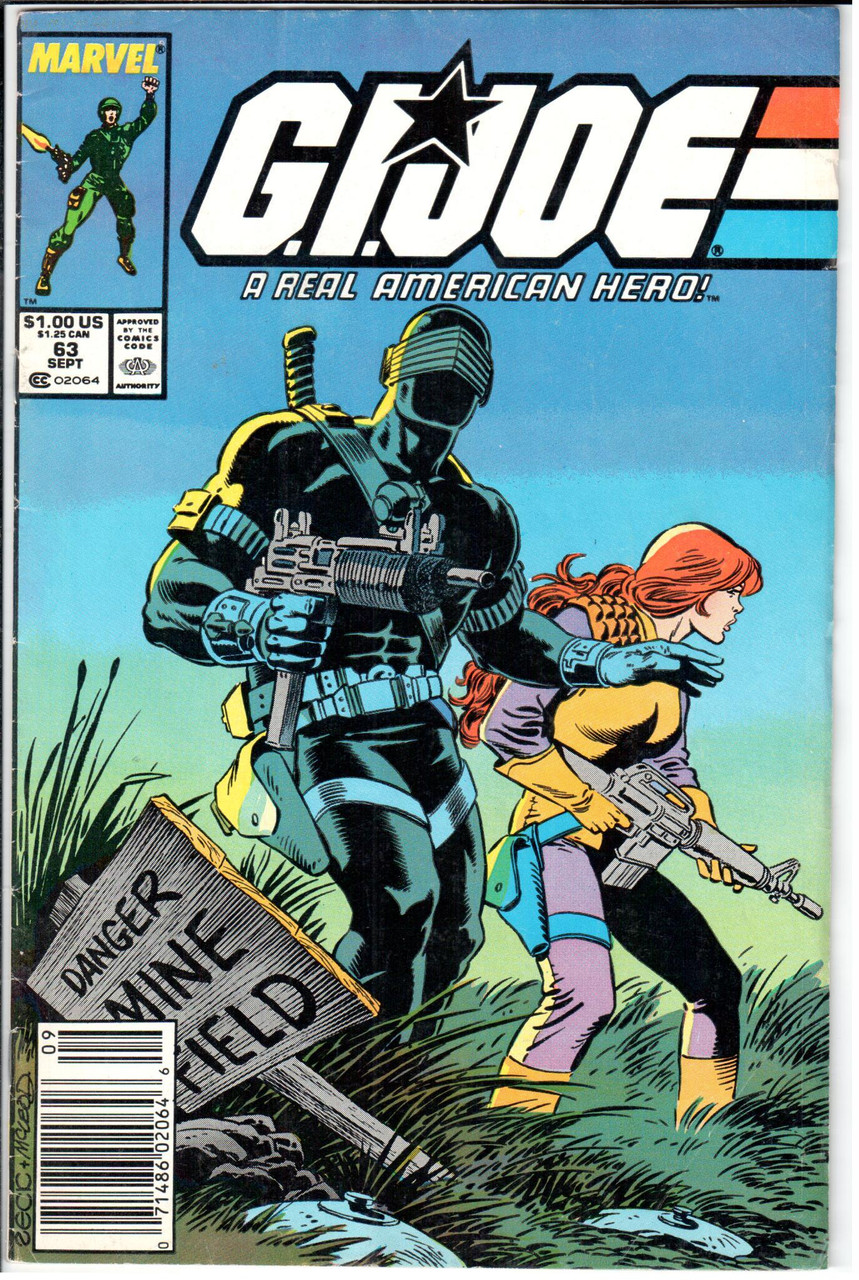 GI Joe ARAH (1982 Series) #63 Newsstand FN- 5.5