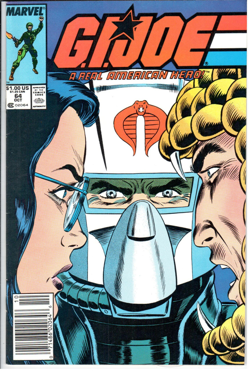 GI Joe ARAH (1982 Series) #64 Newsstand VF/NM 9.0