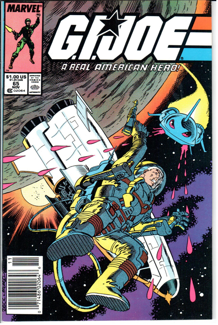 GI Joe ARAH (1982 Series) #65 Newsstand VF- 7.5