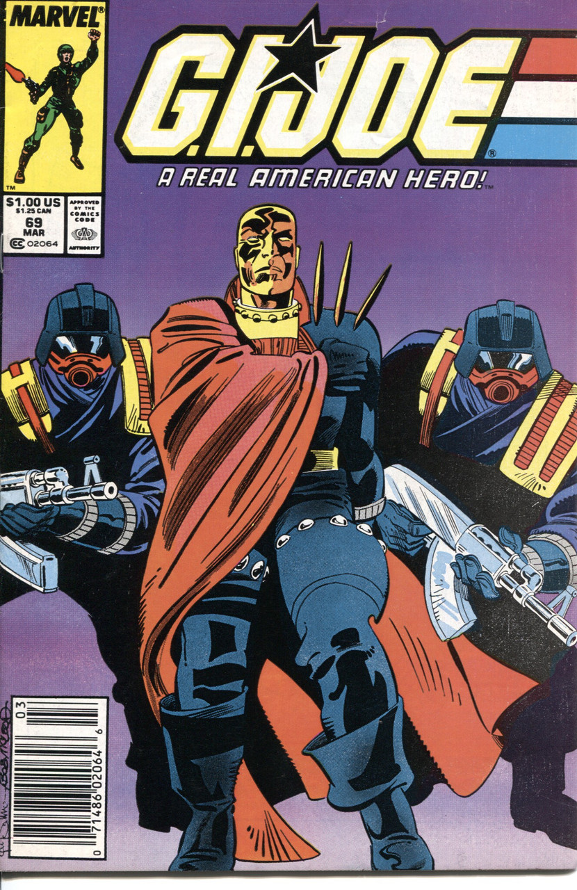 GI Joe ARAH (1982 Series) #69 Newsstand FN/VF 7.0