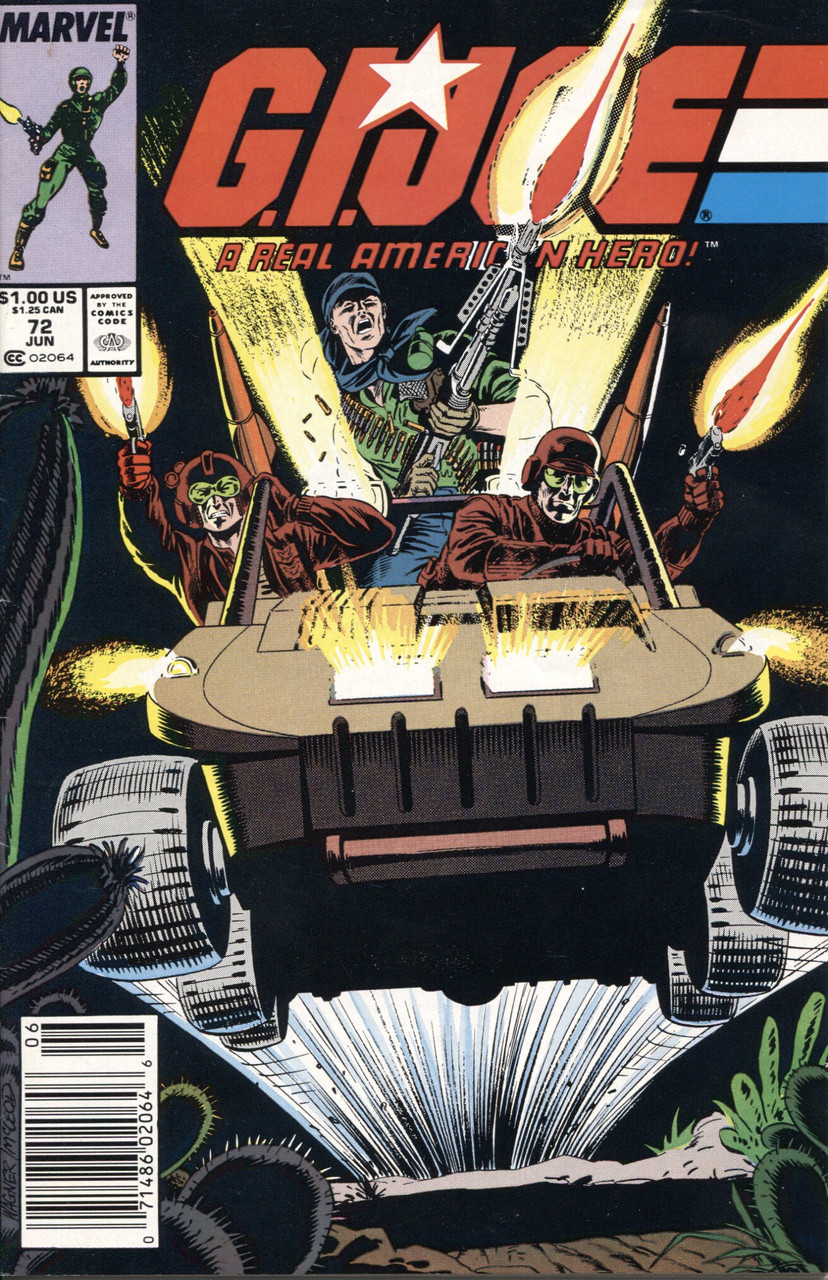 GI Joe ARAH (1982 Series) #72 Newsstand VF- 7.5