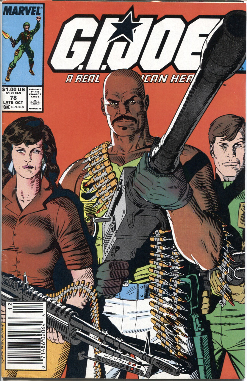 GI Joe ARAH (1982 Series) #78 Newsstand VF 8.0