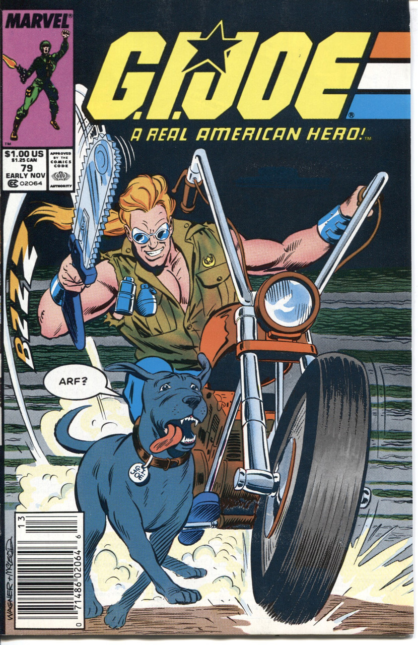 GI Joe ARAH (1982 Series) #79 Newsstand VF/NM 9.0