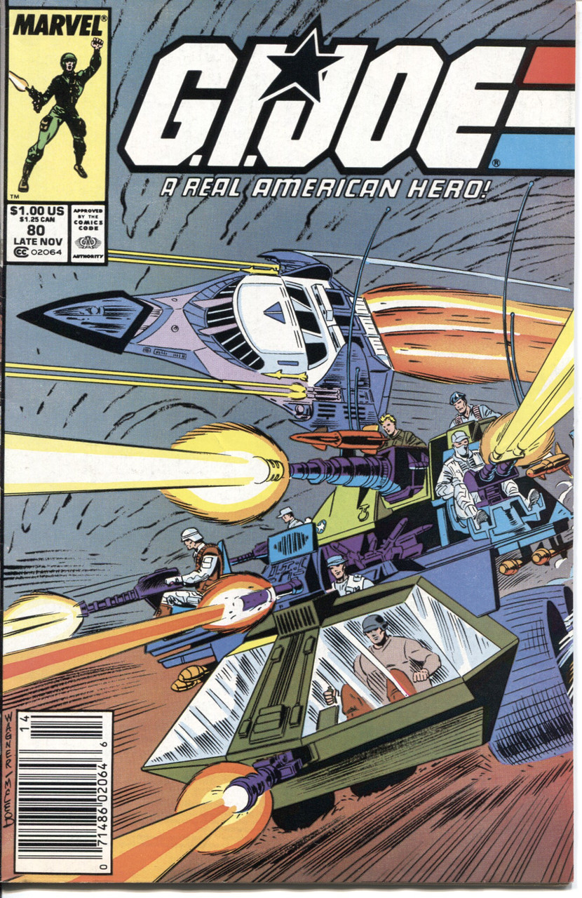 GI Joe ARAH (1982 Series) #80 Newsstand VF/NM 9.0