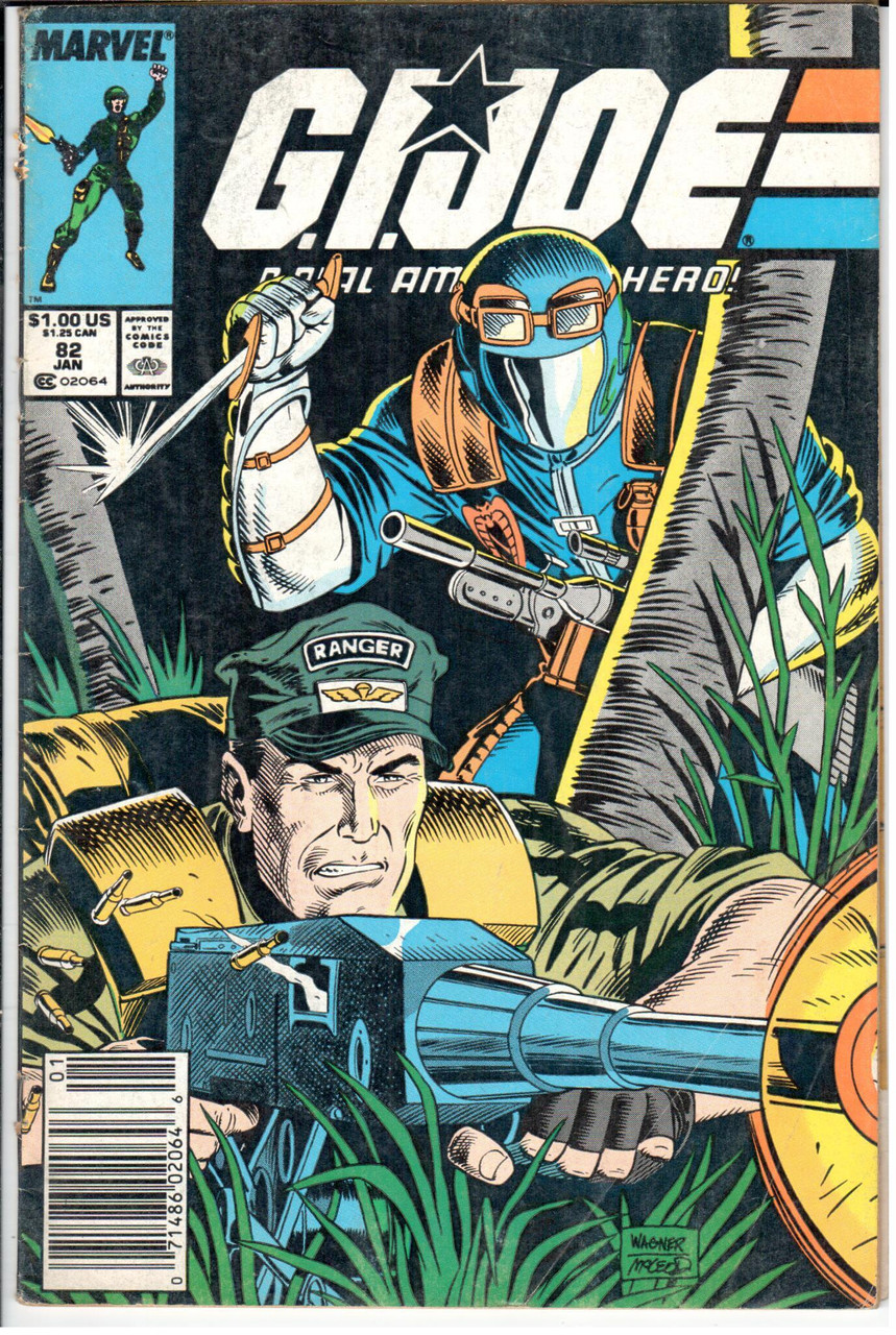 GI Joe ARAH (1982 Series) #82 Newsstand VG+ 4.5