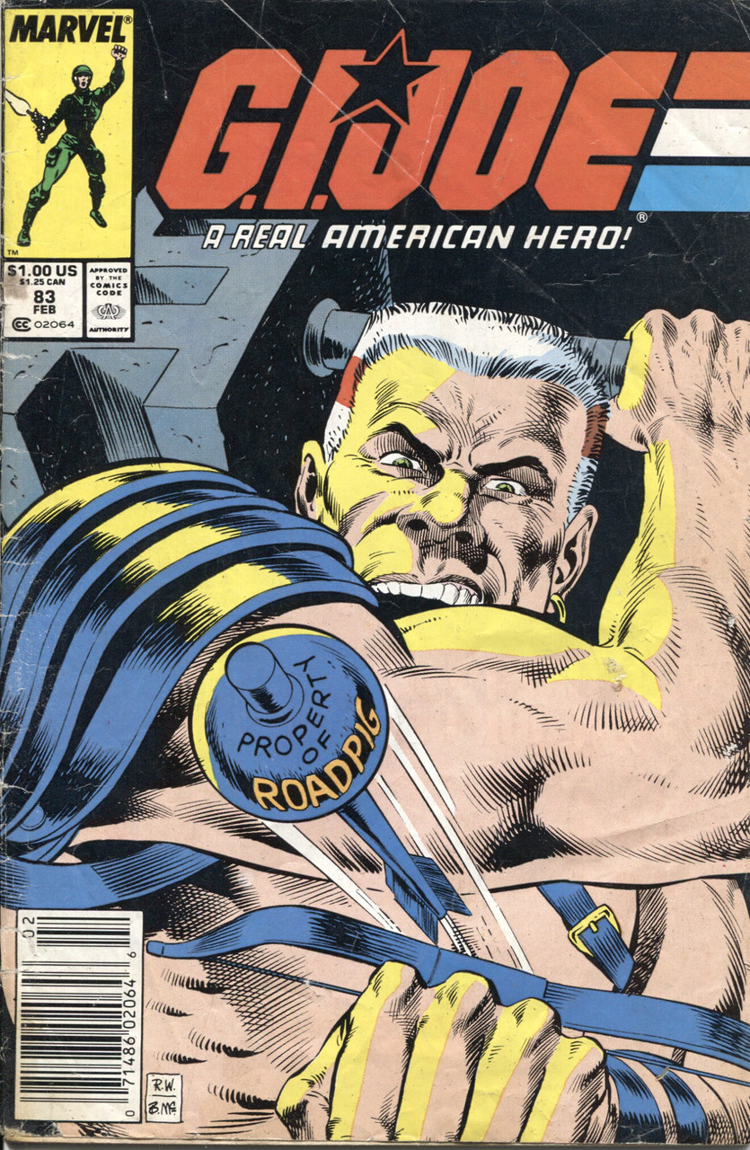 GI Joe ARAH (1982 Series) #83 Newsstand GD- 1.8