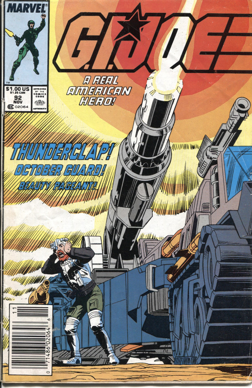 GI Joe ARAH (1982 Series) #92 Newsstand VG 4.0