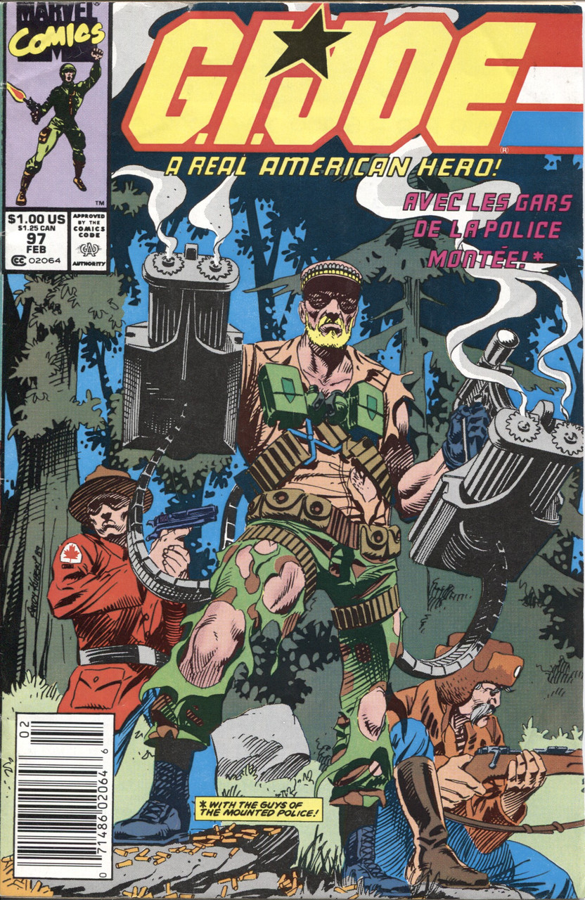 GI Joe ARAH (1982 Series) #97 Newsstand VF- 7.5