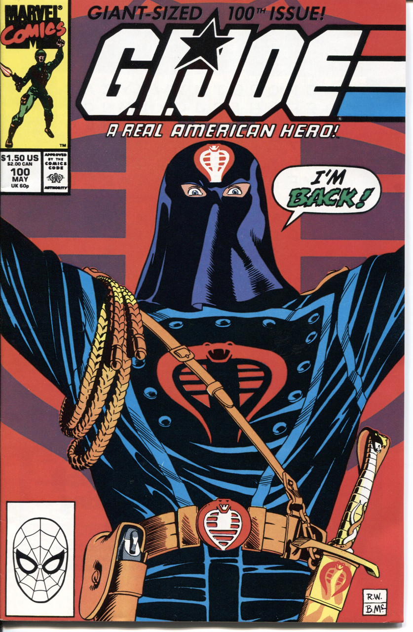 GI Joe ARAH (1982 Series) #100 NM- 9.2