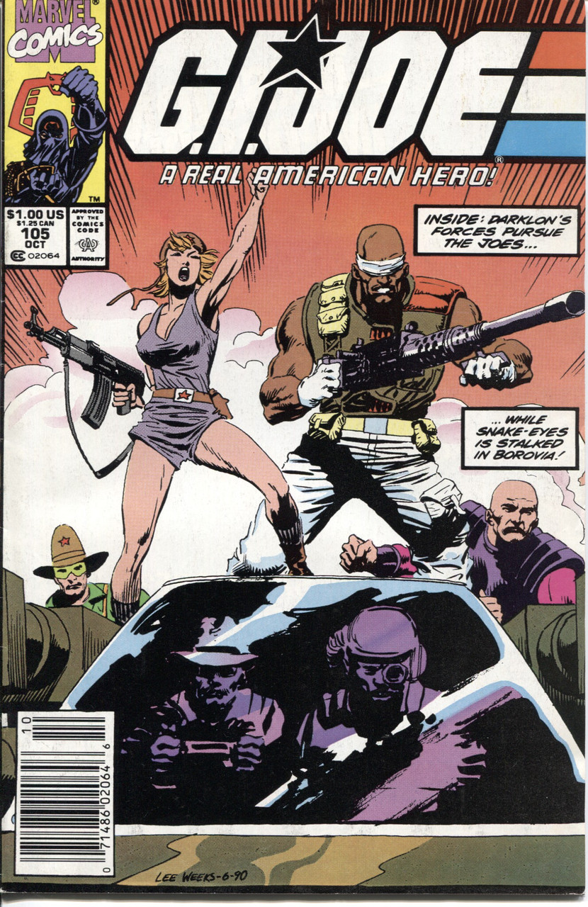 GI Joe ARAH (1982 Series) #105 Newsstand VF 8.0