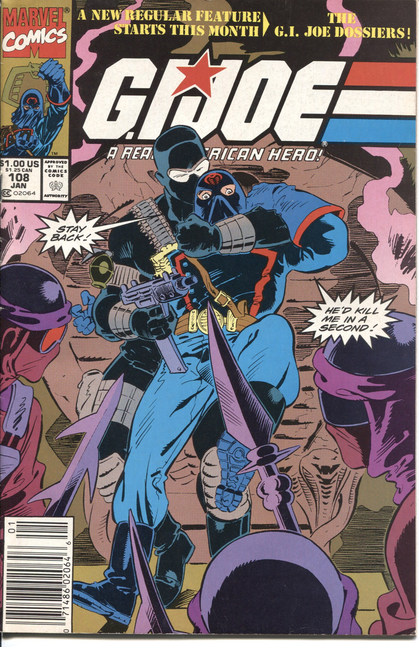 GI Joe ARAH (1982 Series) #108 Newsstand VF 8.0