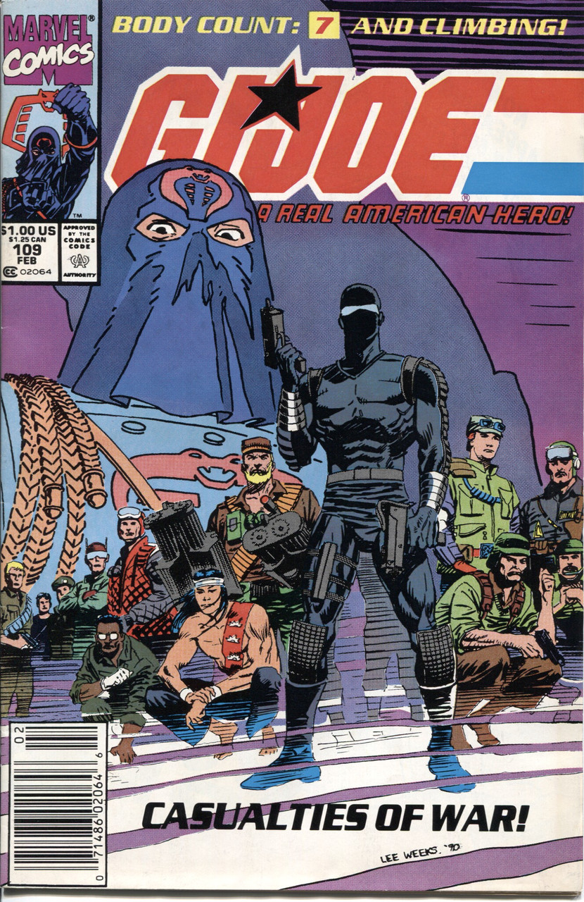 GI Joe ARAH (1982 Series) #109 Newsstand VF 8.0