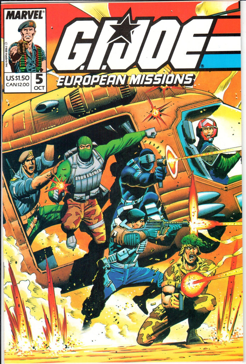 GI Joe European Missions #5 NM- 9.2