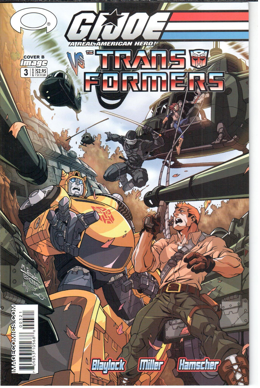 GI Joe Vs Transformers Vol I #3B NM- 9.2