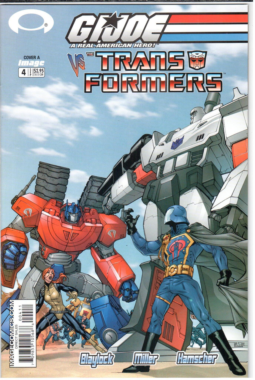 GI Joe Vs Transformers Vol I #4A NM- 9.2