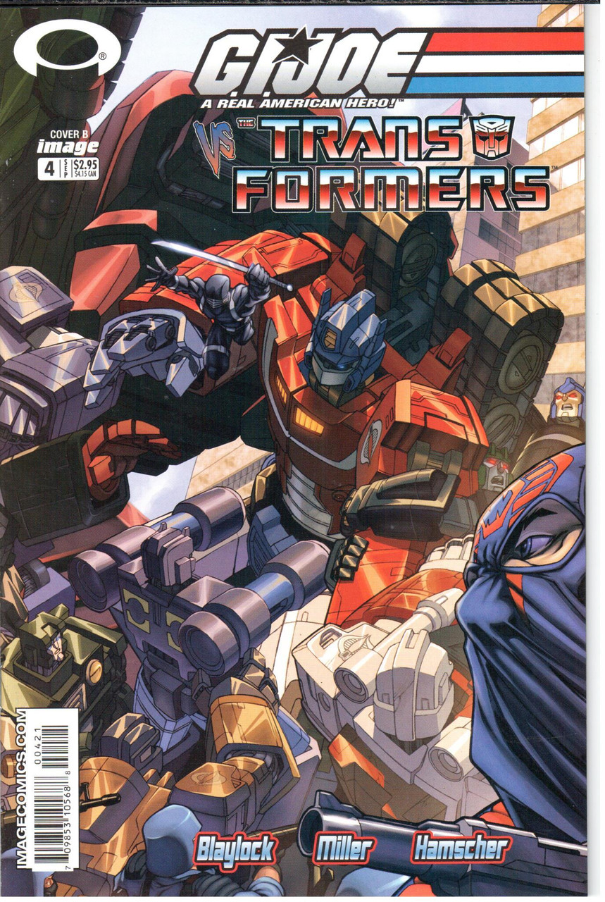 GI Joe Vs Transformers Vol I #4B NM- 9.2