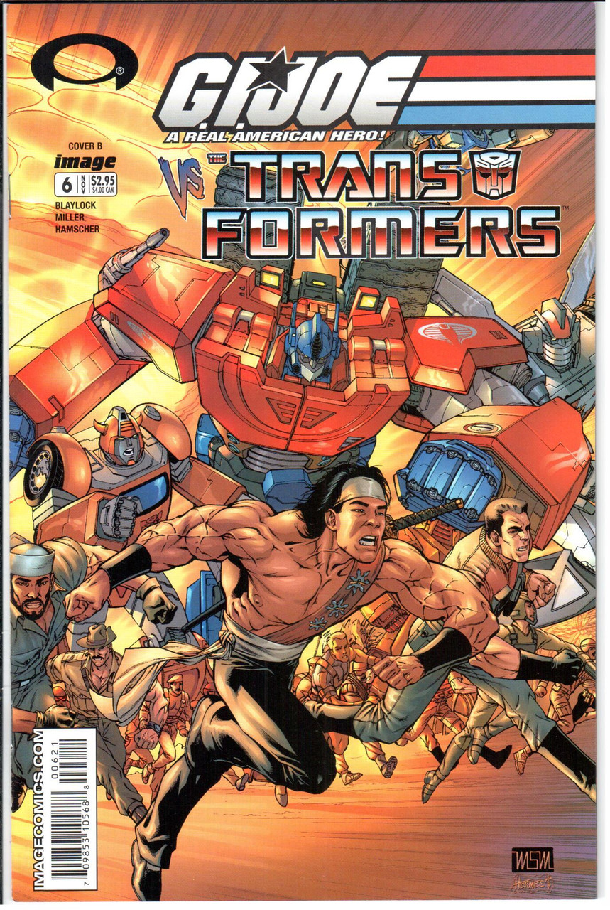 GI Joe Vs Transformers Vol I #6B NM- 9.2