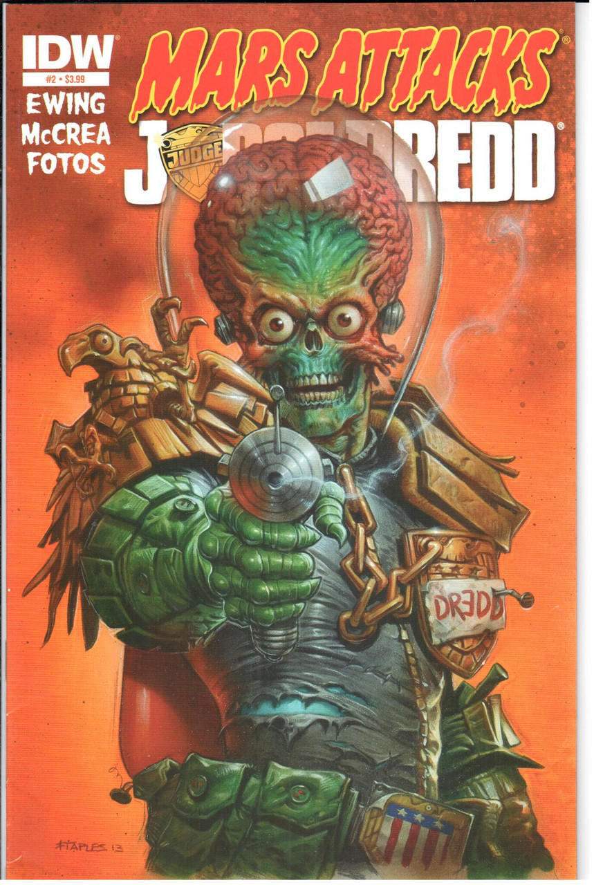 Mars Attacks Judge Dredd #2 NM- 9.2