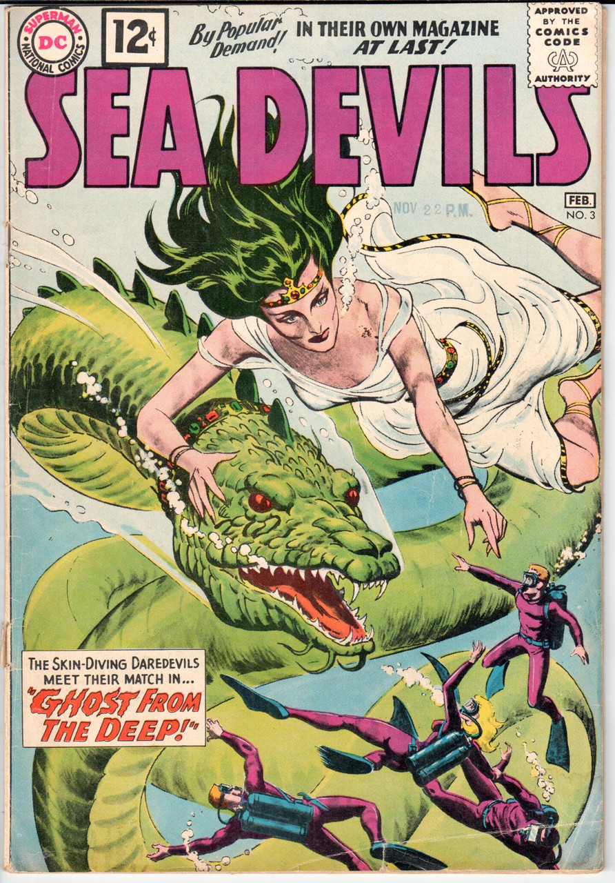 Sea Devils (1961 Series) #3 VG- 3.5