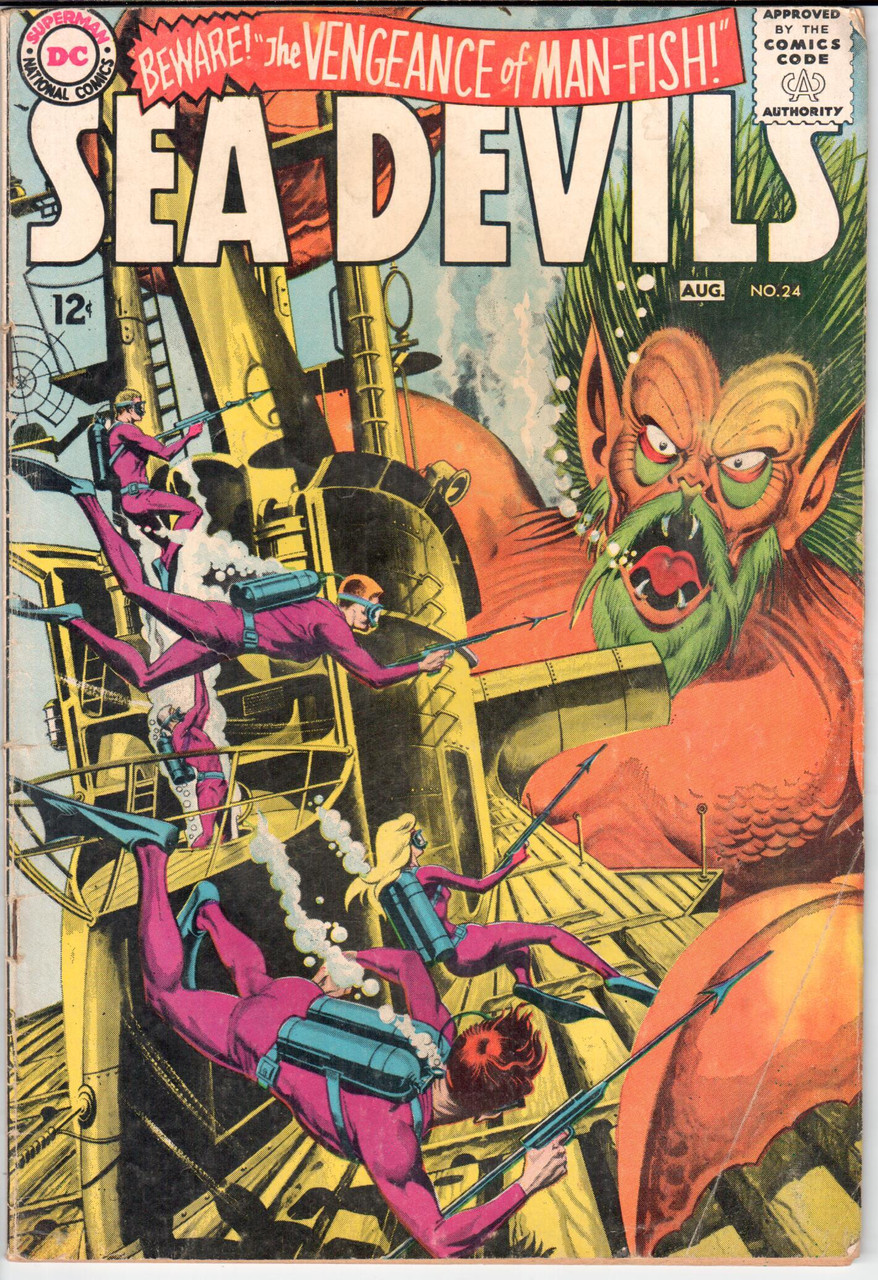 Sea Devils (1961 Series) #24 VG+ 4.5