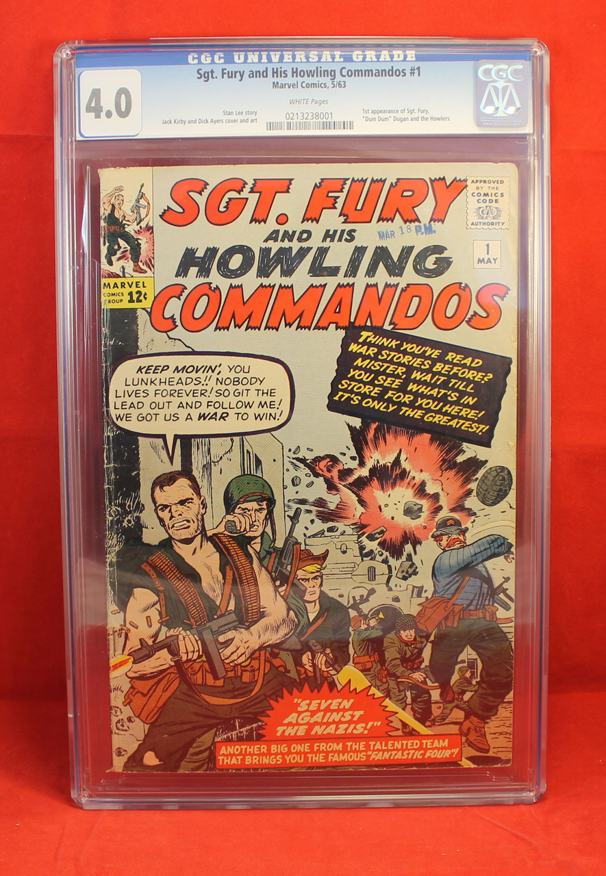 Sgt Fury and His Howling Commandos (1963 Series) #1 VG 4.0