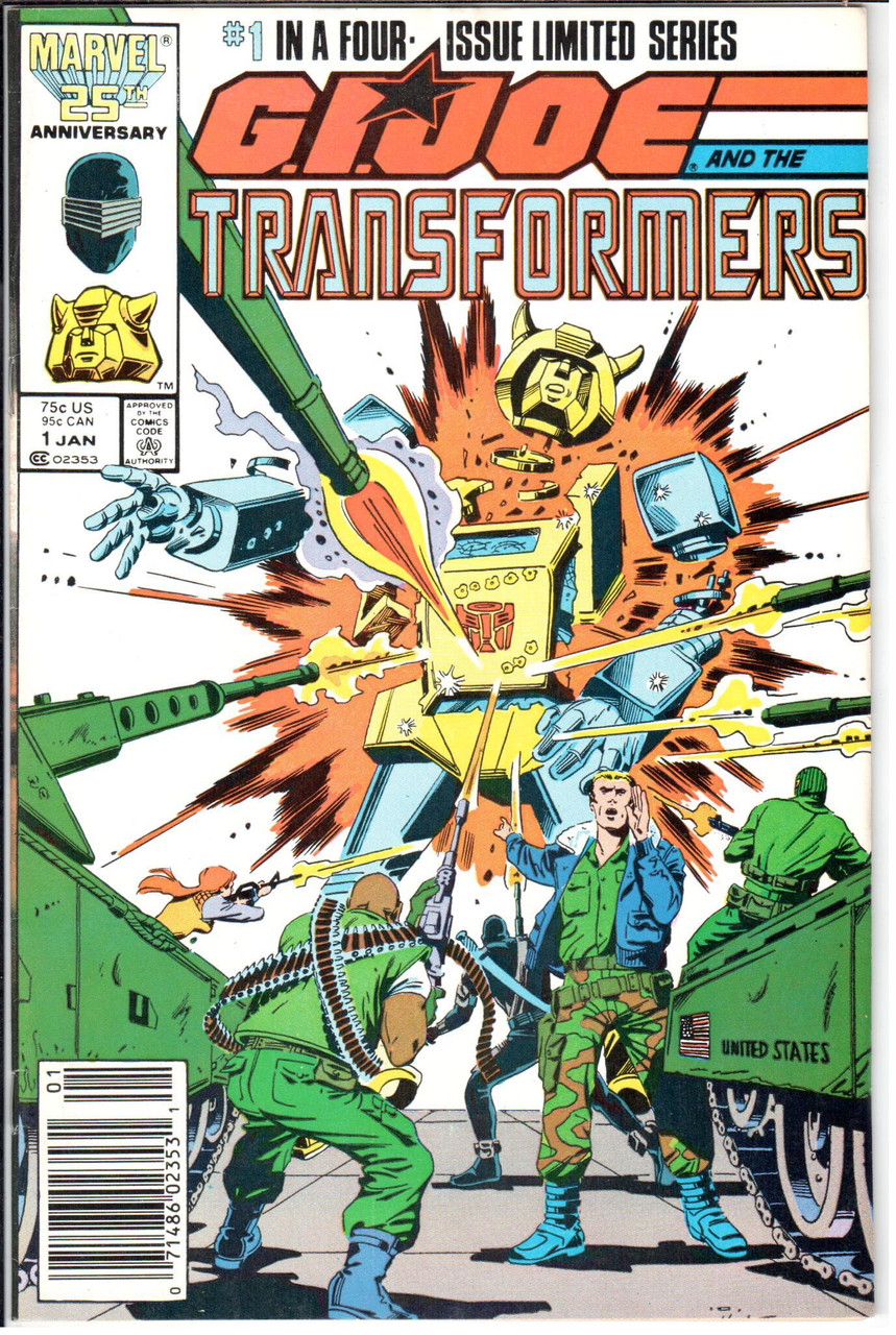 Transformers GI Joe (1987 Series) #1 VF/NM 9.0