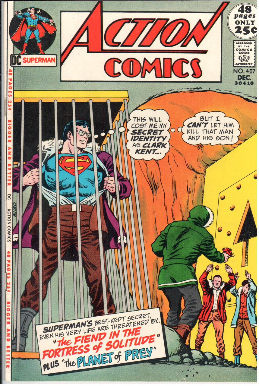 Action Comics (1938 Series) #407 VF+ 8.5