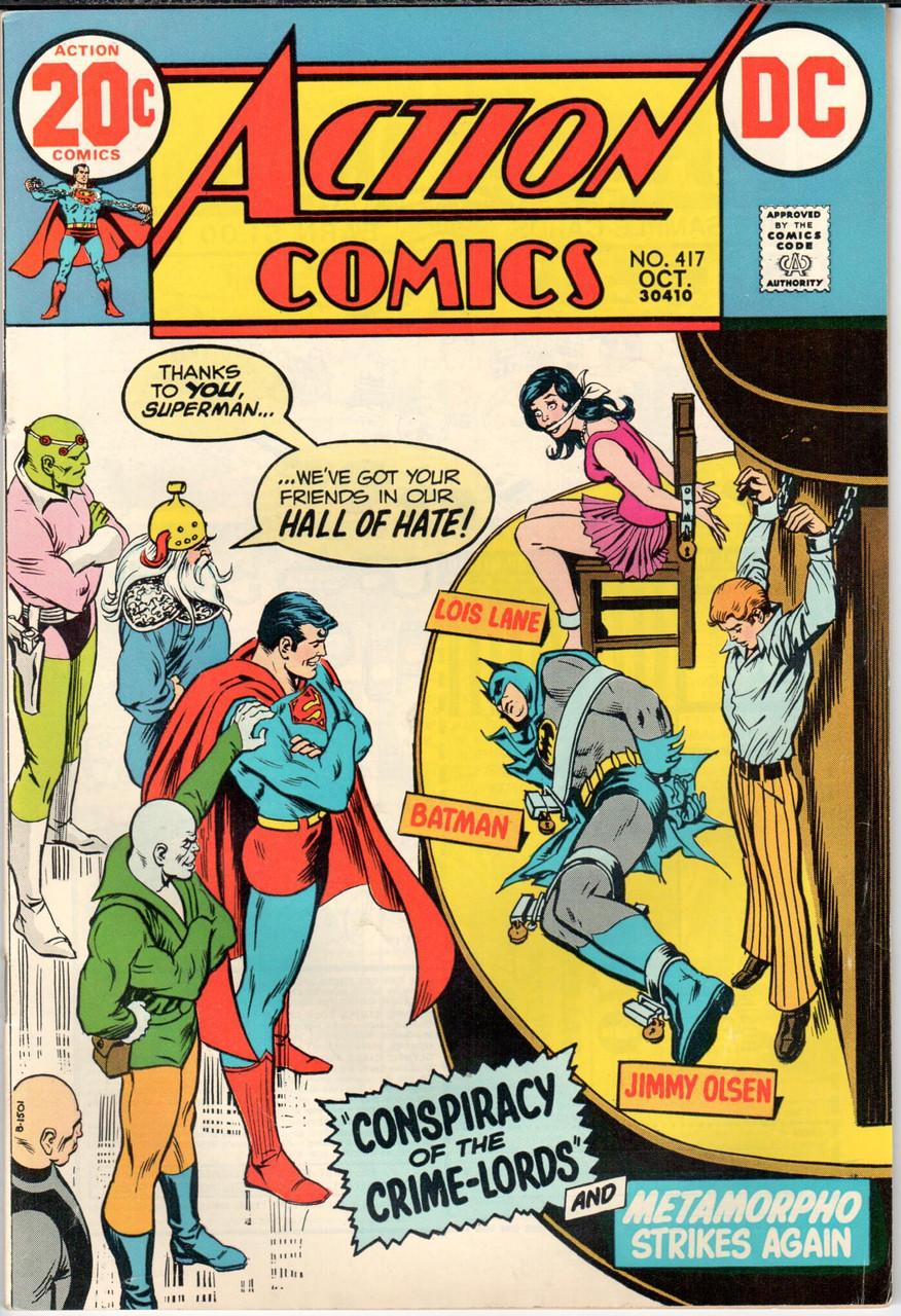 Action Comics (1938 Series) #417 VF+ 8.5