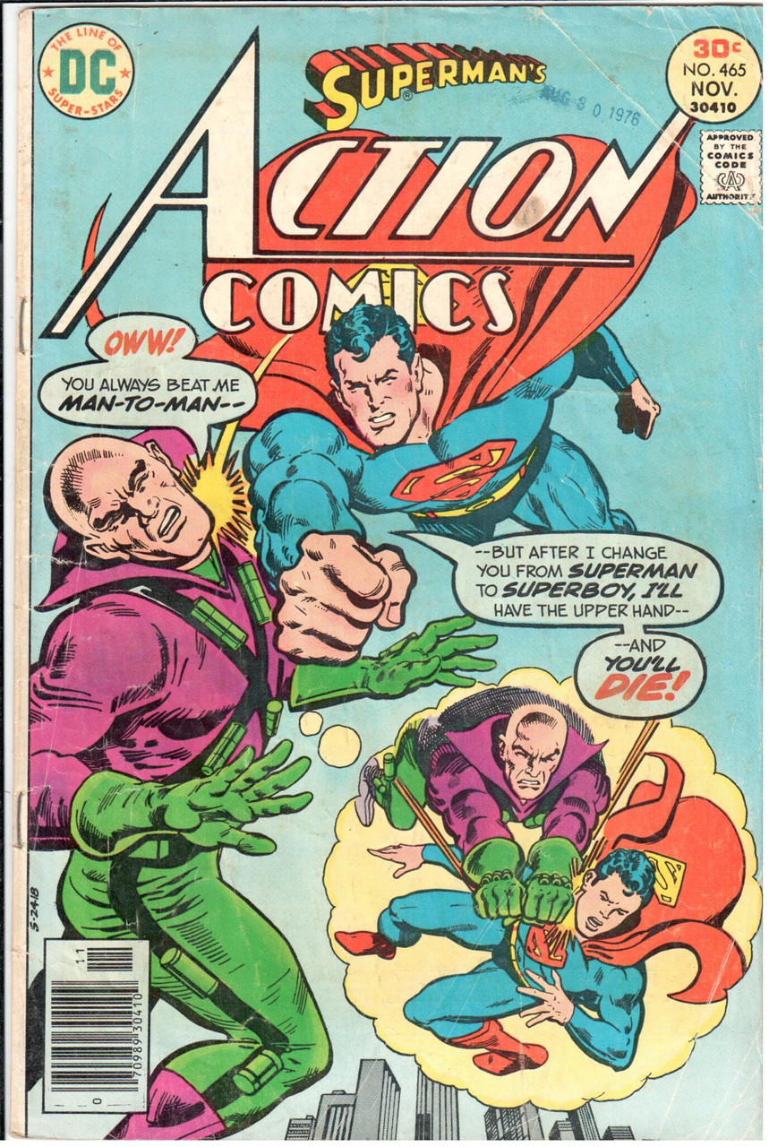 Action Comics (1938 Series) #465 Newsstand VG- 3.5