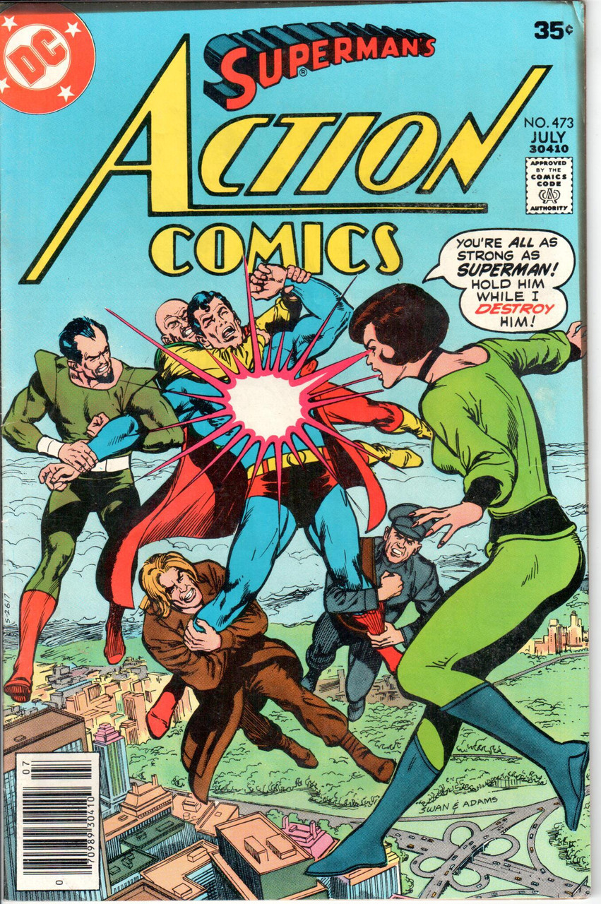 Action Comics (1938 Series) #473 VF- 7.5