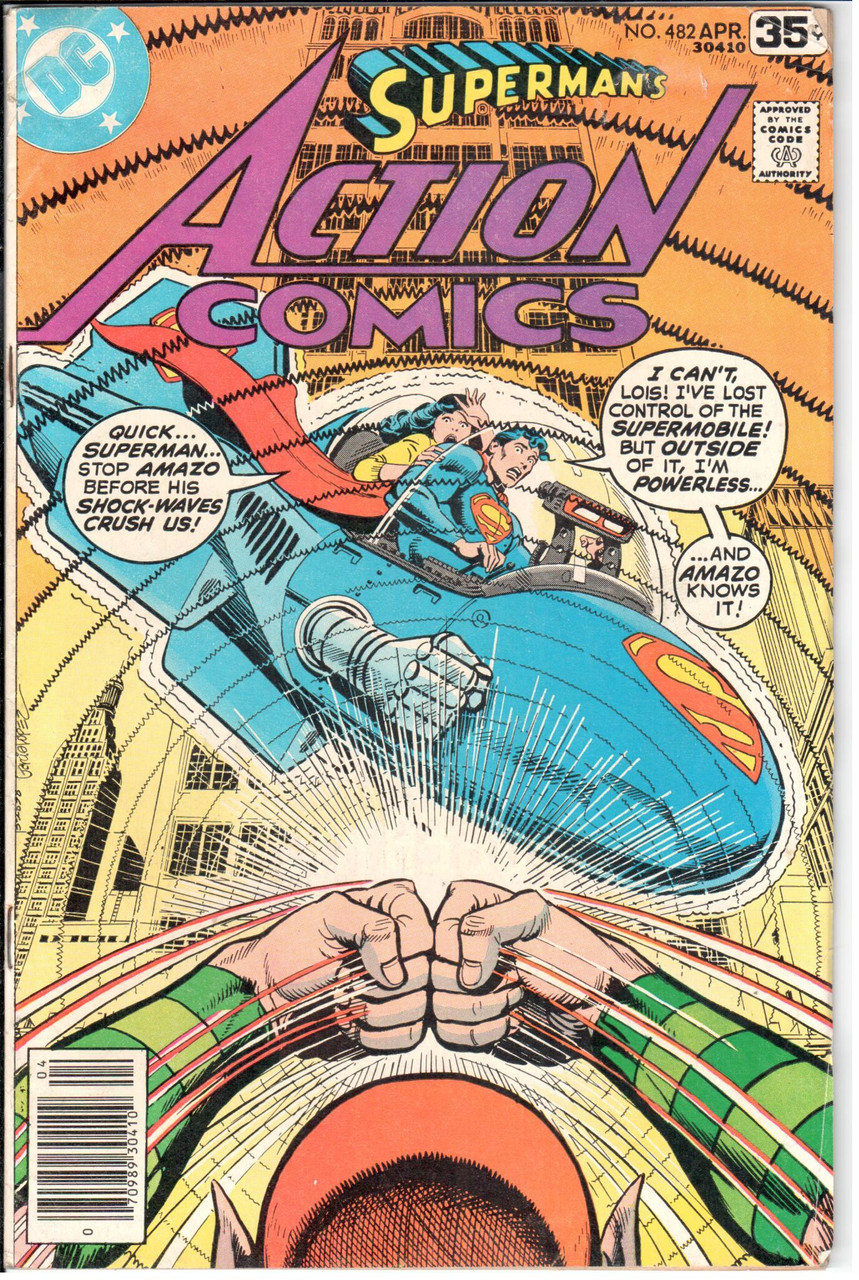 Action Comics (1938 Series) #482 Newsstand VG+ 4.5