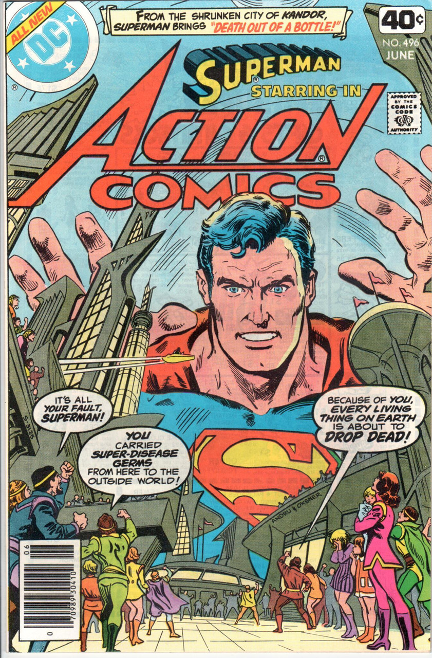 Action Comics (1938 Series) #496 NM- 9.2