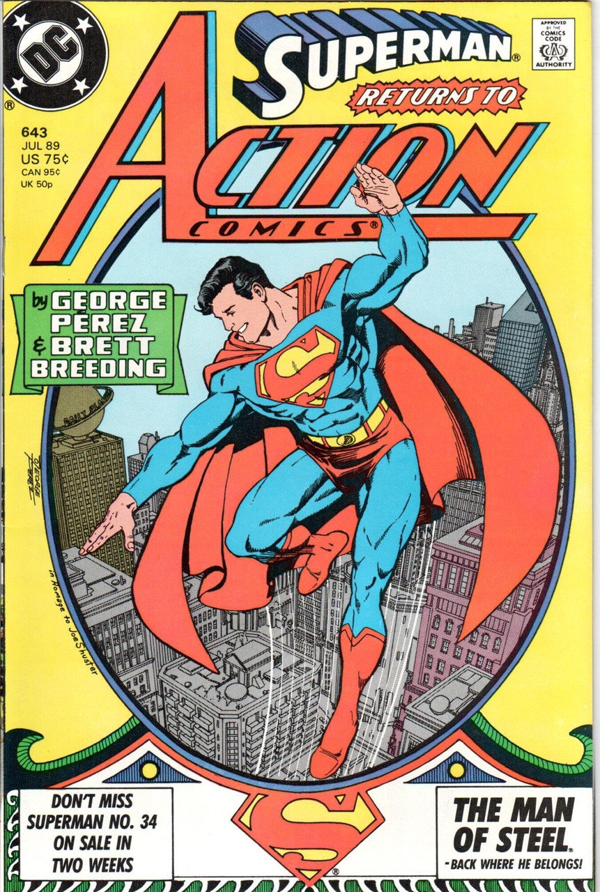 Action Comics (1938 Series) #643 NM- 9.2