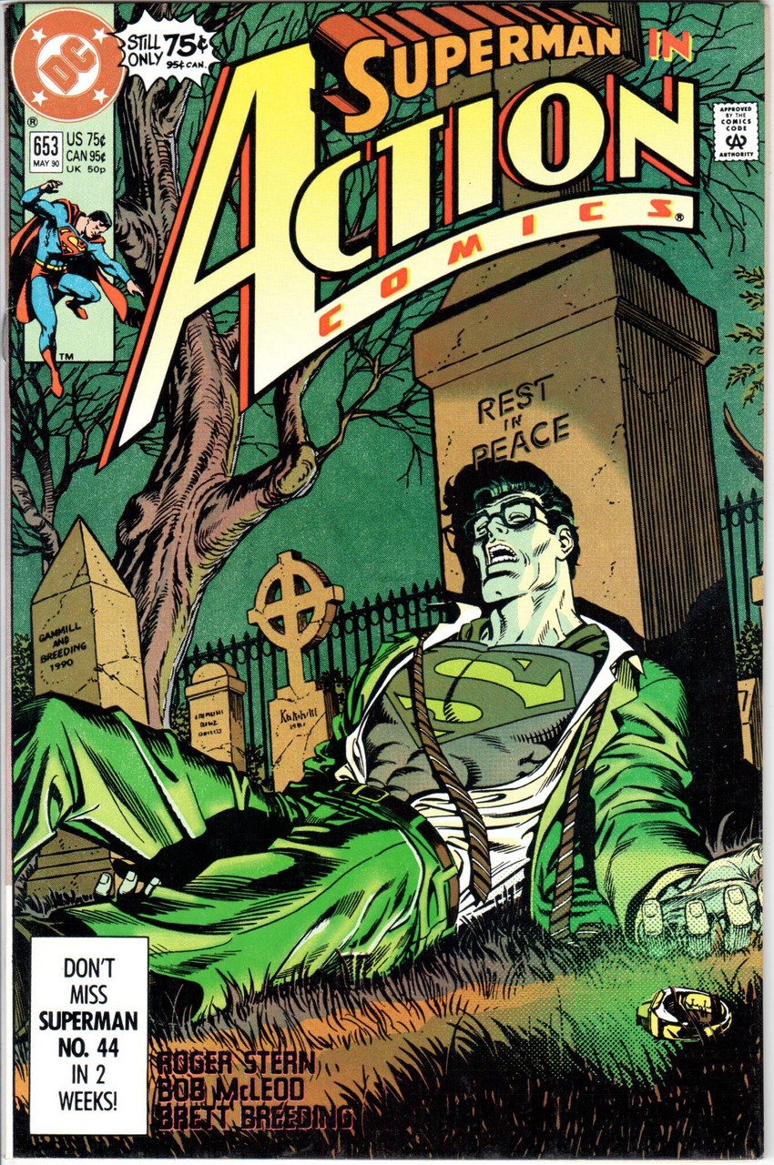 Action Comics (1938 Series) #653 NM- 9.2