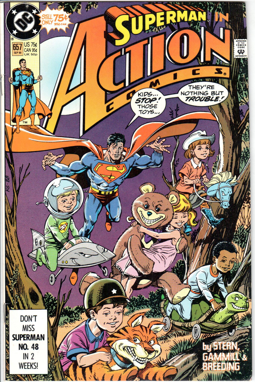 Action Comics (1938 Series) #657 NM- 9.2