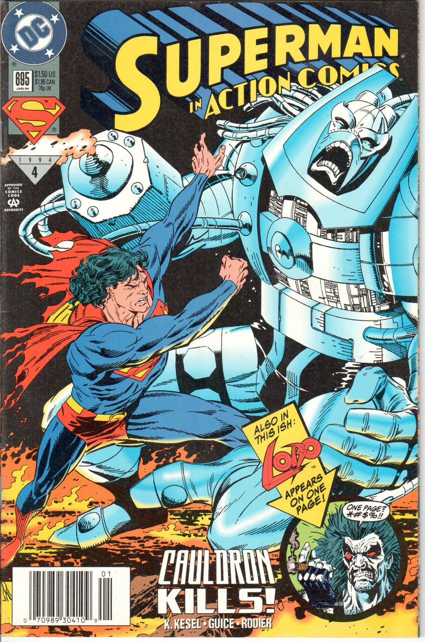 Action Comics (1938 Series) #695A NM- 9.2