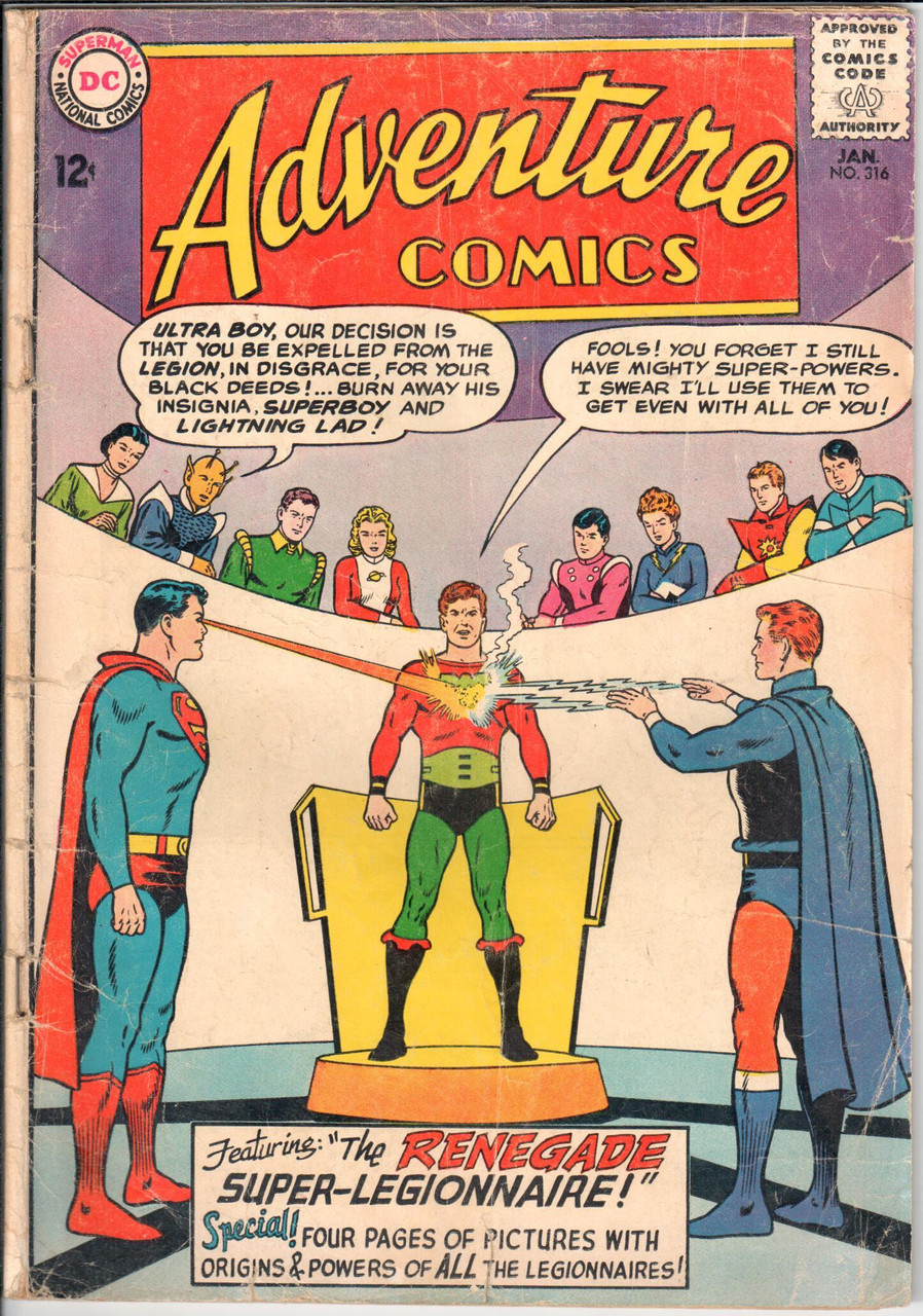 Adventure Comics (1938 Series) #316 VG- 3.5