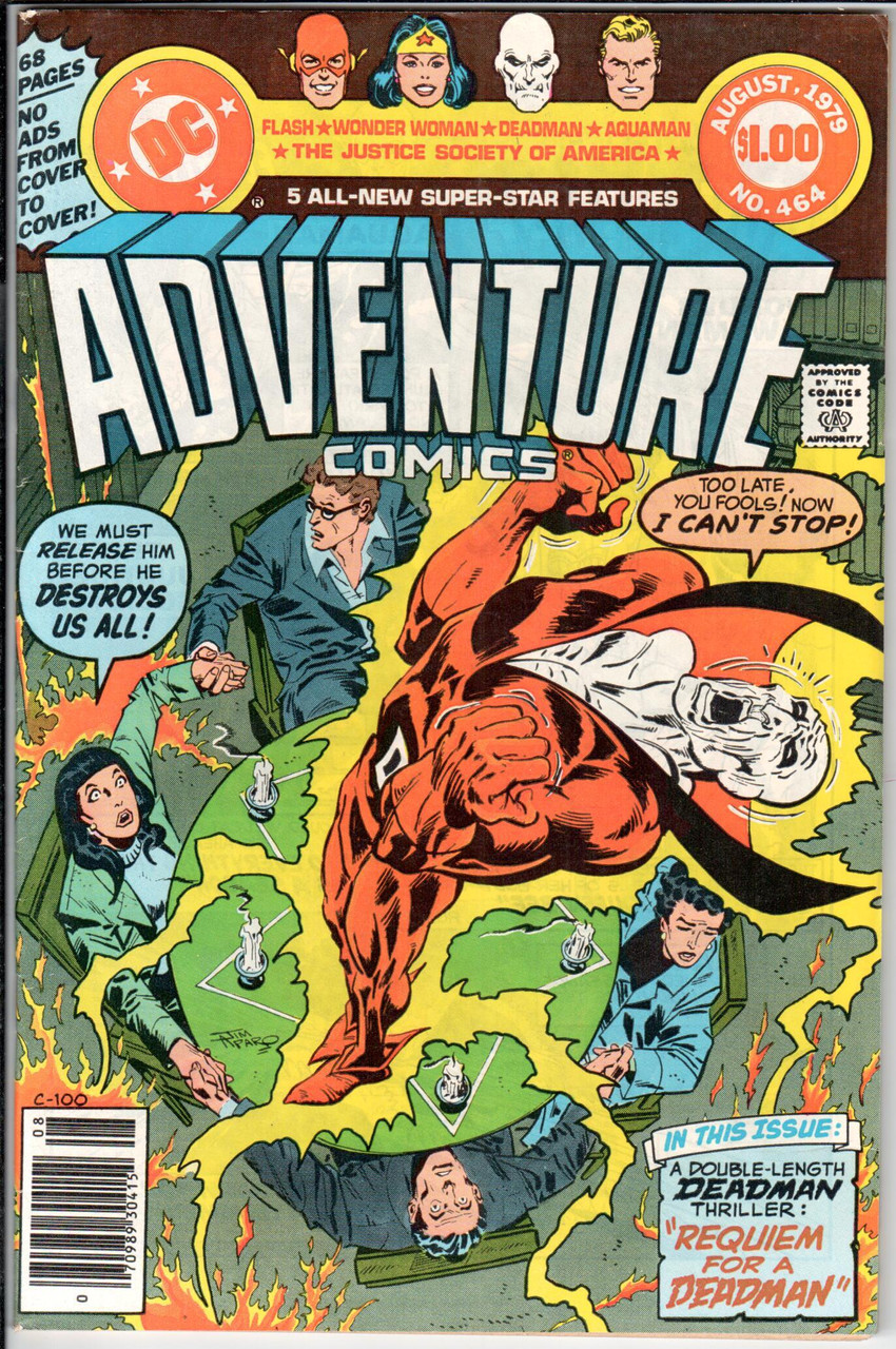 Adventure Comics (1938 Series) #464 Newsstand VF- 7.5