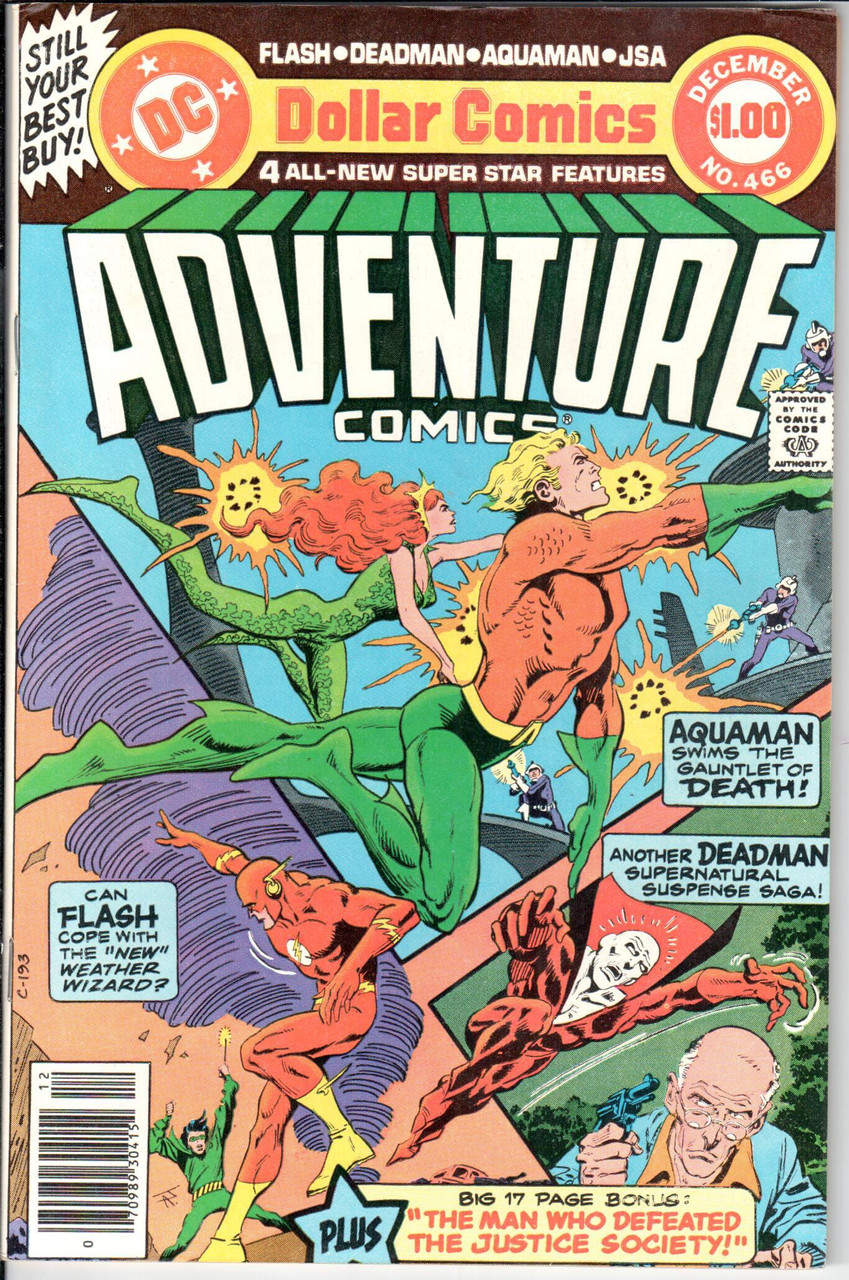 Adventure Comics (1938 Series) #466 Newsstand VF+ 8.5