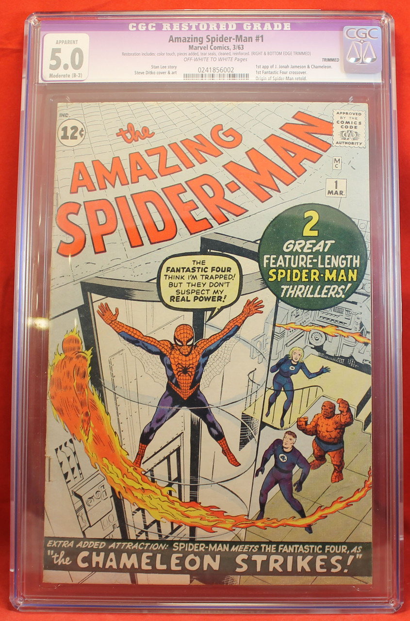 Amazing Spider-Man (1963 Series) #1 CGC 0241856002 VG/FN 5.0