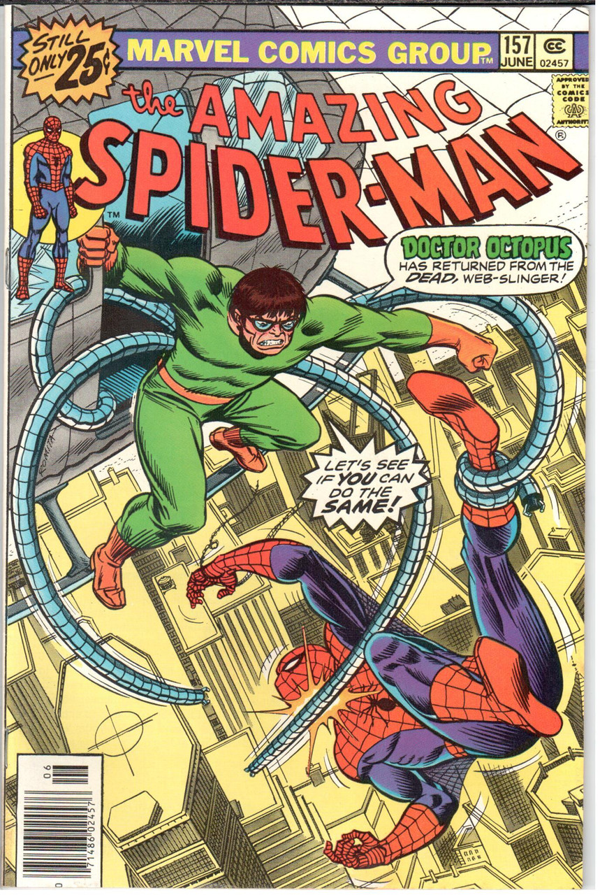 Amazing Spider-Man (1963 Series) #157 Newsstand VF 8.0