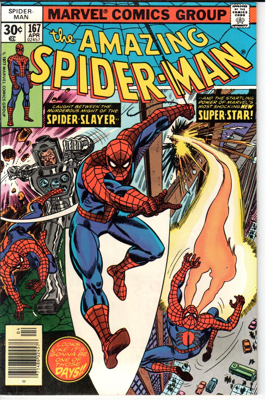 Amazing Spider-Man (1963 Series) #167 Newsstand NM- 9.2