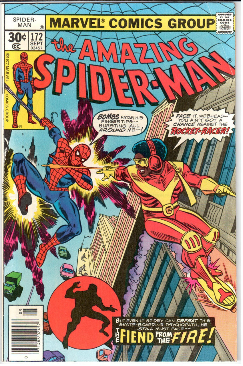 Amazing Spider-Man (1963 Series) #172 Newsstand VF- 7.5