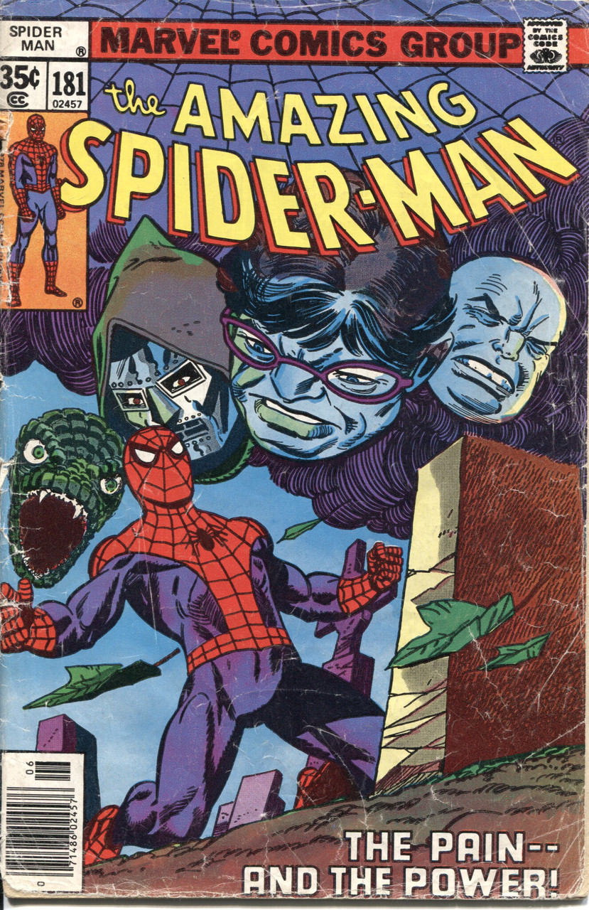 Amazing Spider-Man (1963 Series) #181 Newsstand FR/GD 1.5