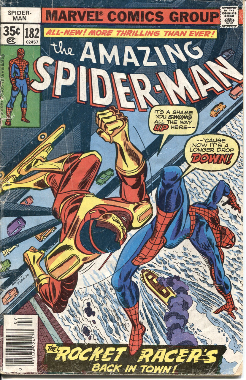 Amazing Spider-Man (1963 Series) #182 Newsstand FR/GD 1.5