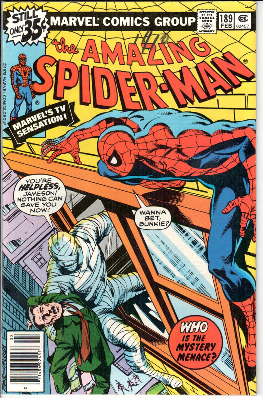 Amazing Spider-Man (1963 Series) #189 Newsstand NM- 9.2