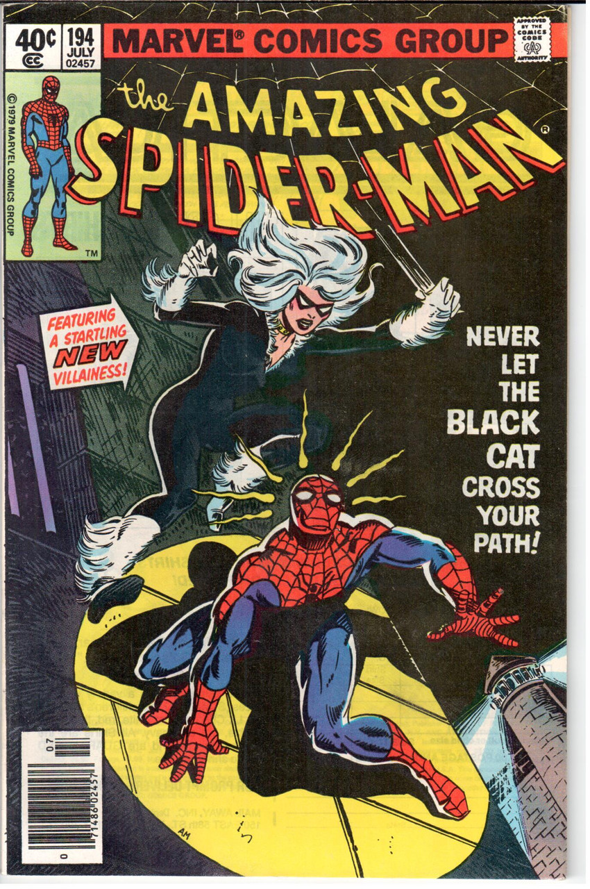 Amazing Spider-Man (1963 Series) #194 Newsstand VF+ 8.5